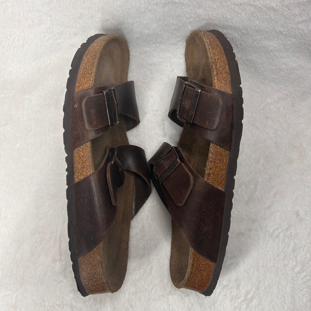 Birki's by Birkenstock Sandals Brown EU 42 – US Women's 11 Wide / Men's 9 Reg. - Picture 7 of 12